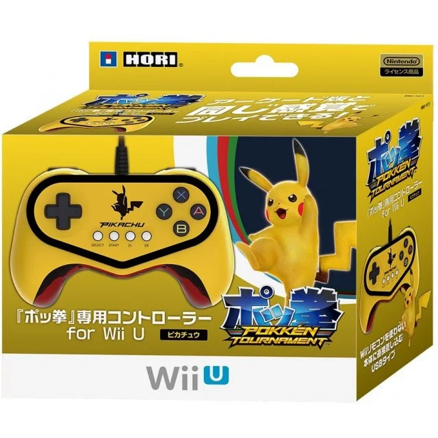  Nintendo Wii U Pokken Tournament Pikachu Pro Pad [JP]
