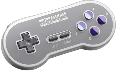 8 Bitdo  SNES Mini Classic Purple Wireless Controller