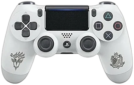  Sony PlayStation 4 Monster Hunter World Iceborne White Controller