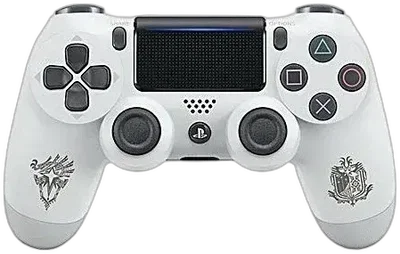 Sony PlayStation 4 Monster Hunter World Iceborne White Controller