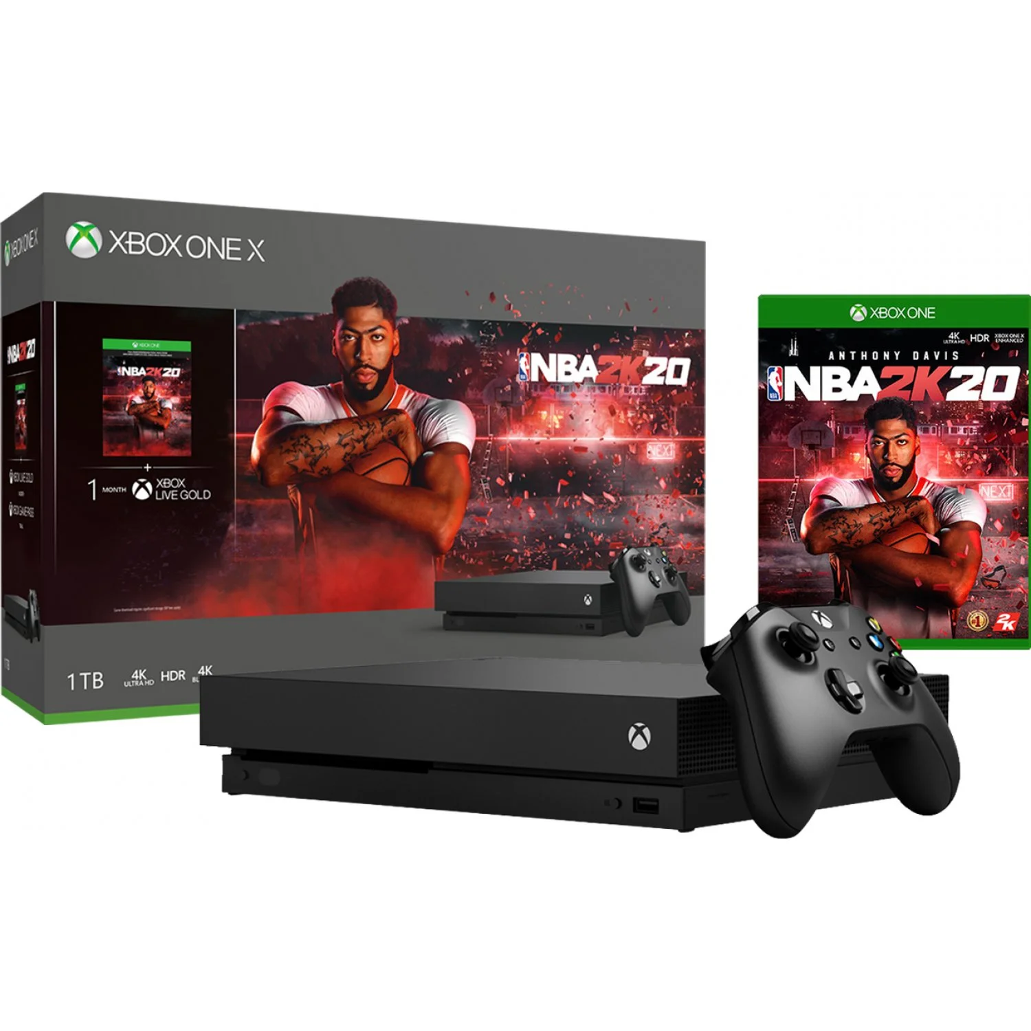Microsoft Xbox One X NBA 2K20 Bundle
