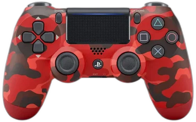 Sony PlayStation 4 Red Camouflage Controller