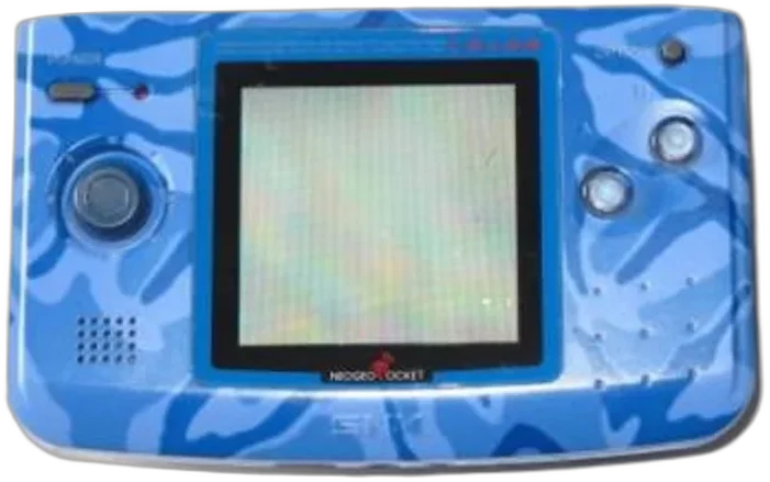 Neo Geo Pocket Color Camouflage Blue Console