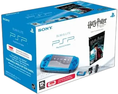 Sony PSP Vibrant Blue Harry Potter Bundle