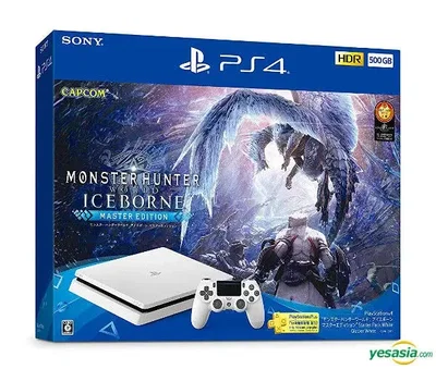 Sony PlayStation 4 Slim Monster Hunter World White Bundle