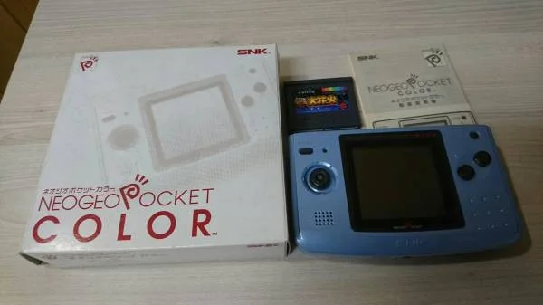 Neo Geo Pocket Color Platinum Blue Console