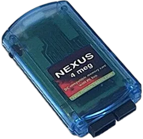 Nexus Dreamcast  4MB memory card