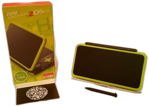  New Nintendo 2DS LL Black &amp; Lime Console