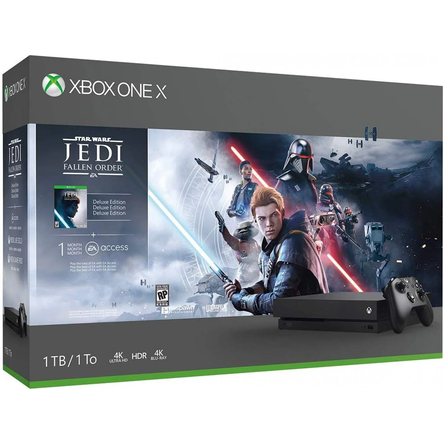  Microsoft Xbox One X Star Wars Jedi Fallen Order Bundle [EU]