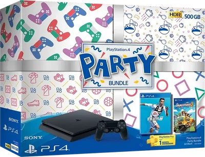 Sony PlayStation 4 Slim Party 500GB Bundle