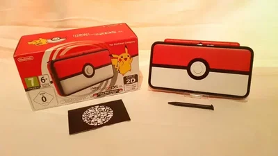New Nintendo 2DS XL Pokemon Pokeball Console