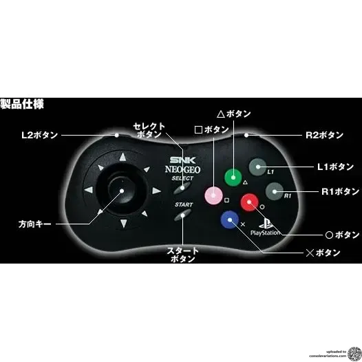 Consolevariations - SNK PlayStation 2 NeoGeo Pad | Consolevariations