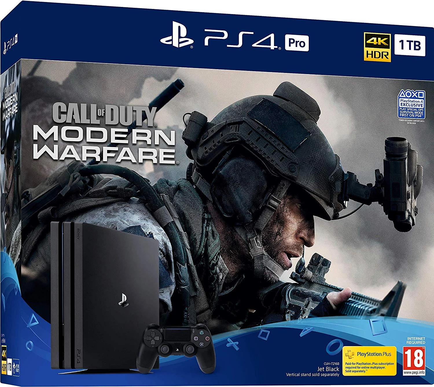 Sony PlayStation 4 Pro Call of Duty Modern Warfare Bundle