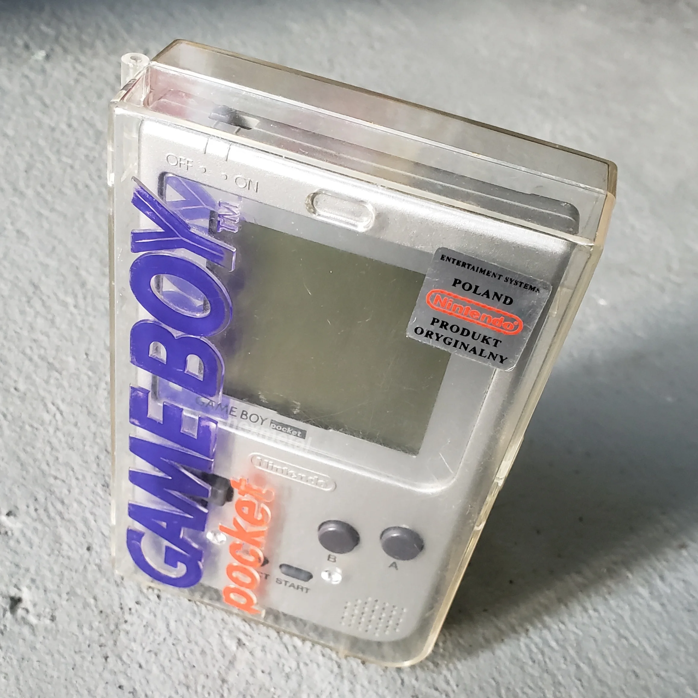  Nintendo Game Boy Pocket Silver Console [PL]
