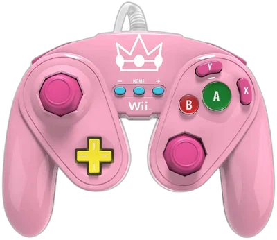 PDP Wii U Peach Wired Fight Pad