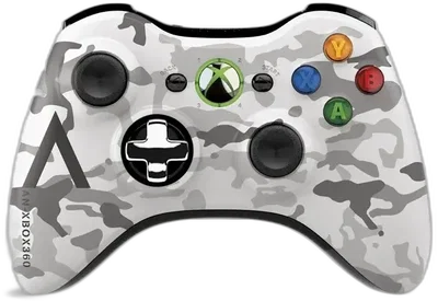 Microsoft Xbox 360 Arctic Camouflage Controller