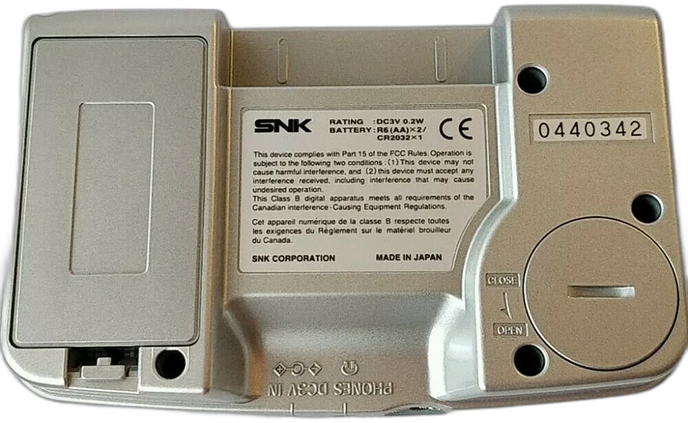 Neo Geo Silver Console