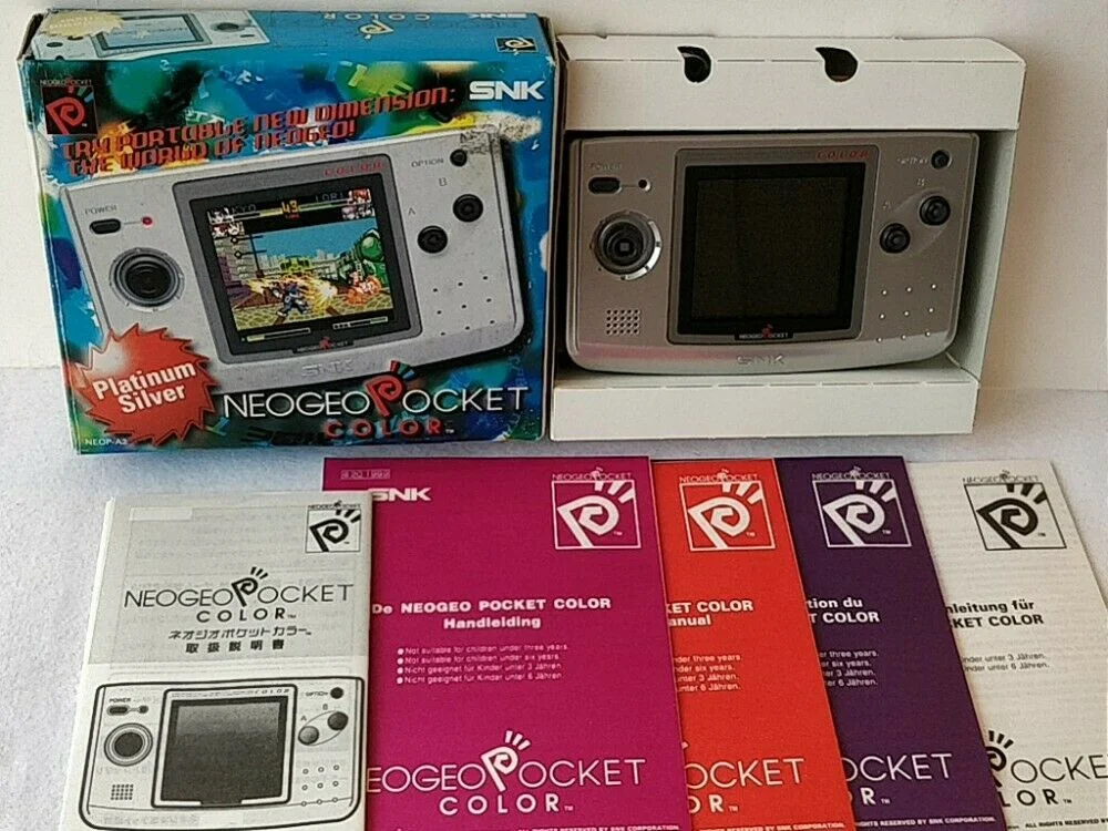Neo Geo Pocket Color Platinum Silver Console [NA]
