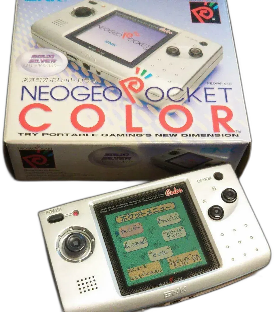 Neo Geo Pocket Color Solid Silver Console