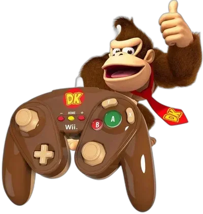 PDP Wii U Donkey Kong Wired Fight Pad