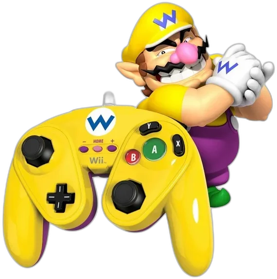  PDP Wii U Wario Wired Fight Pad