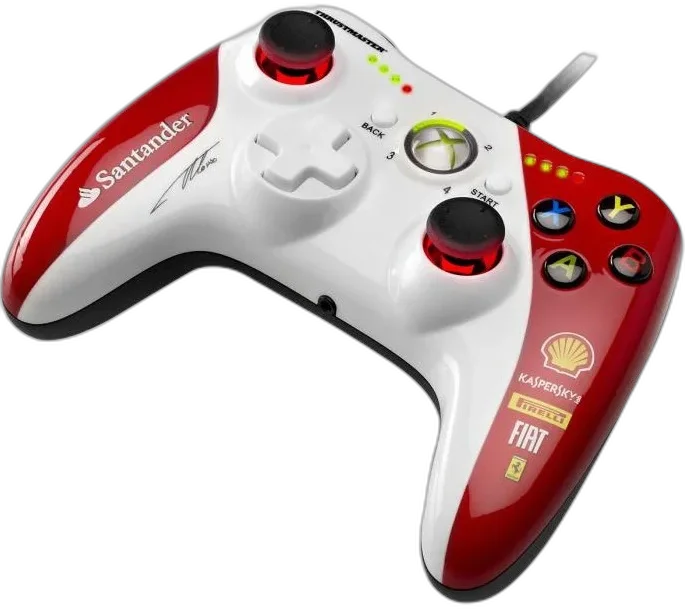  Microsoft Xbox 360 Thrustmaster GPX LightBack Ferrari F1 Controller