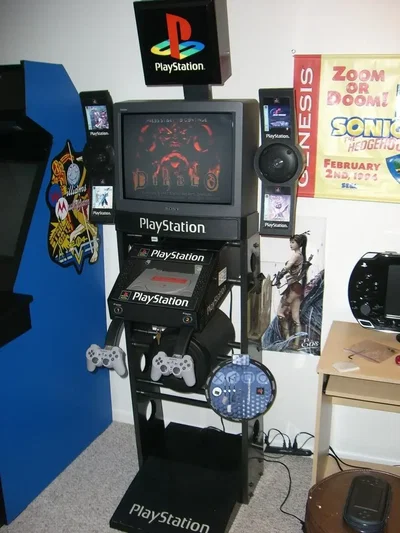Sony Playstation Speaker Kiosk