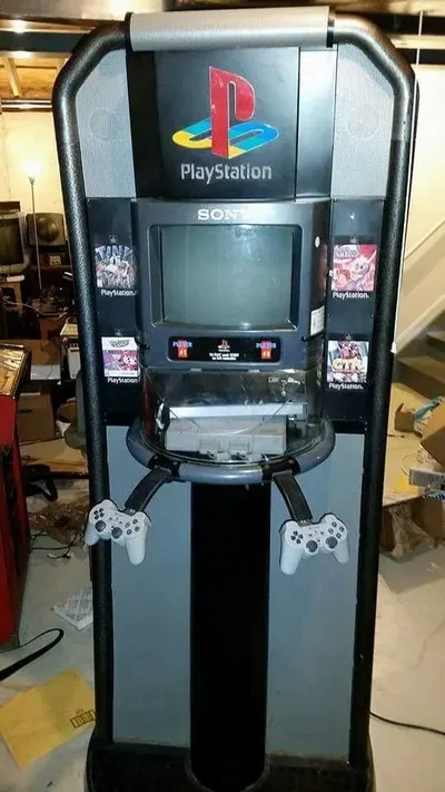 Sony Playstation Column Kiosk