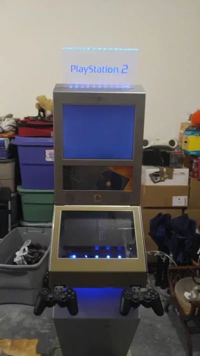 Sony PlayStation 2 Grey Kiosk