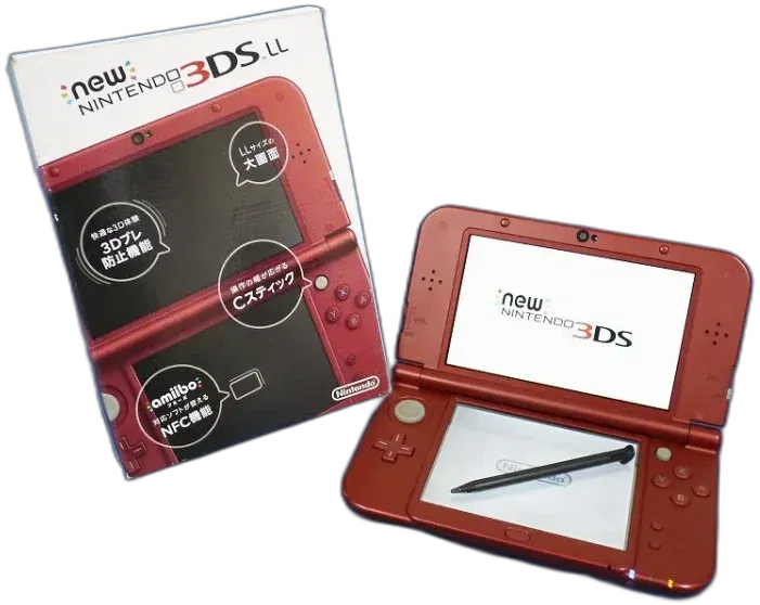 New Nintendo 3DS LL New Red Console