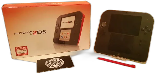  Nintendo 2DS Black/Red Console
