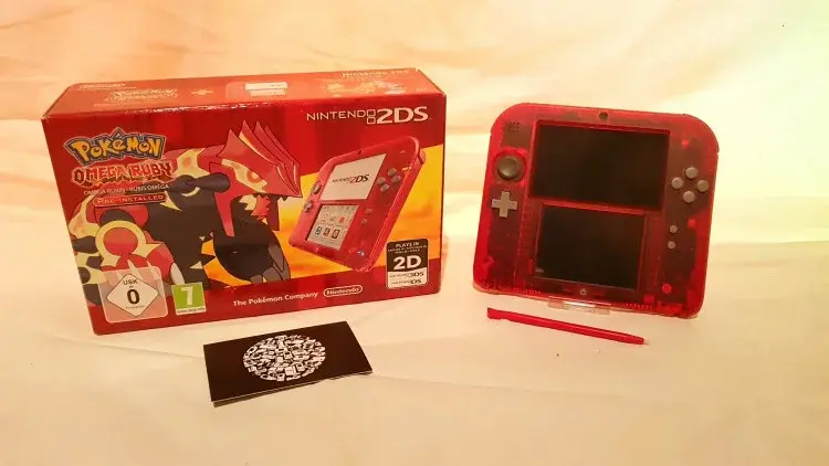Consolevariations - Nintendo 2DS Crystal Red Console