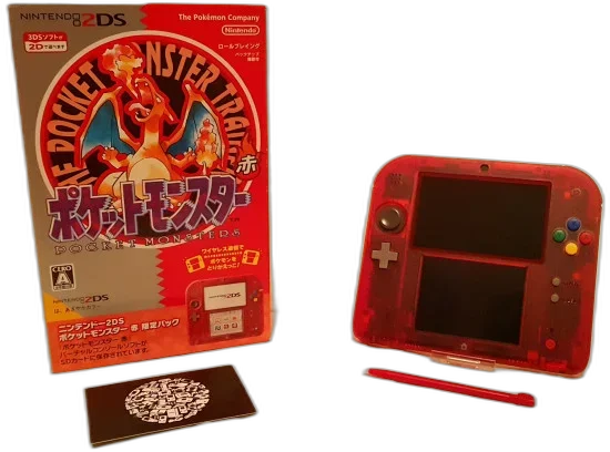  Nintendo 2DS Pokemon Red Console [JP]