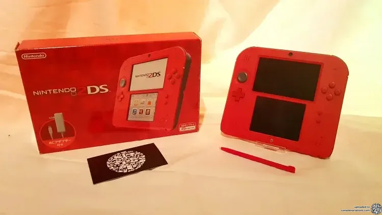 Consolevariations - Nintendo 2DS Red Console [JP] | Consolevariations