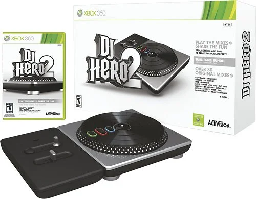  Activision Xbox 360 DJ Hero 2 Turntable