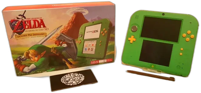  Nintendo 2DS The Legend of Zelda Ocarina of Time 3D Console