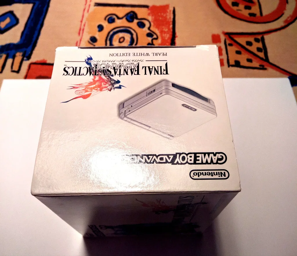 GAME BOY ADVANCE SP（FFT-A同梱版） 未使用品 Nintendo Game Boy Advance Final Fantasy Tactics Pearl White