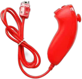 Nintendo Wii Red Nunchuck [NA]