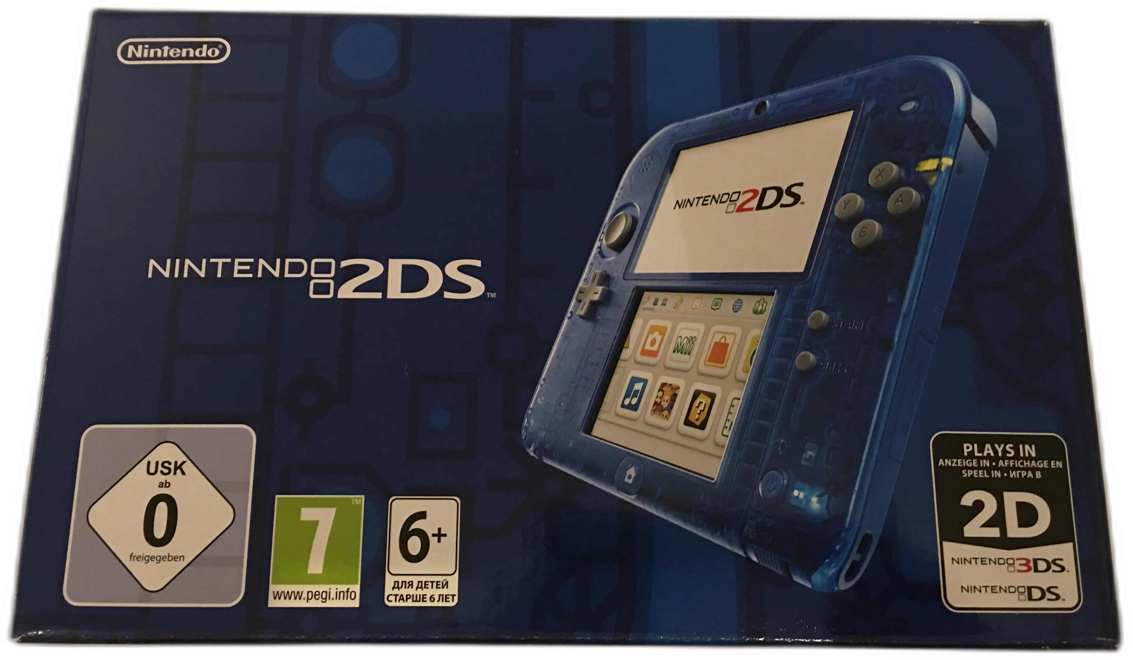  Nintendo 2DS Transparant Blue Console [BE]