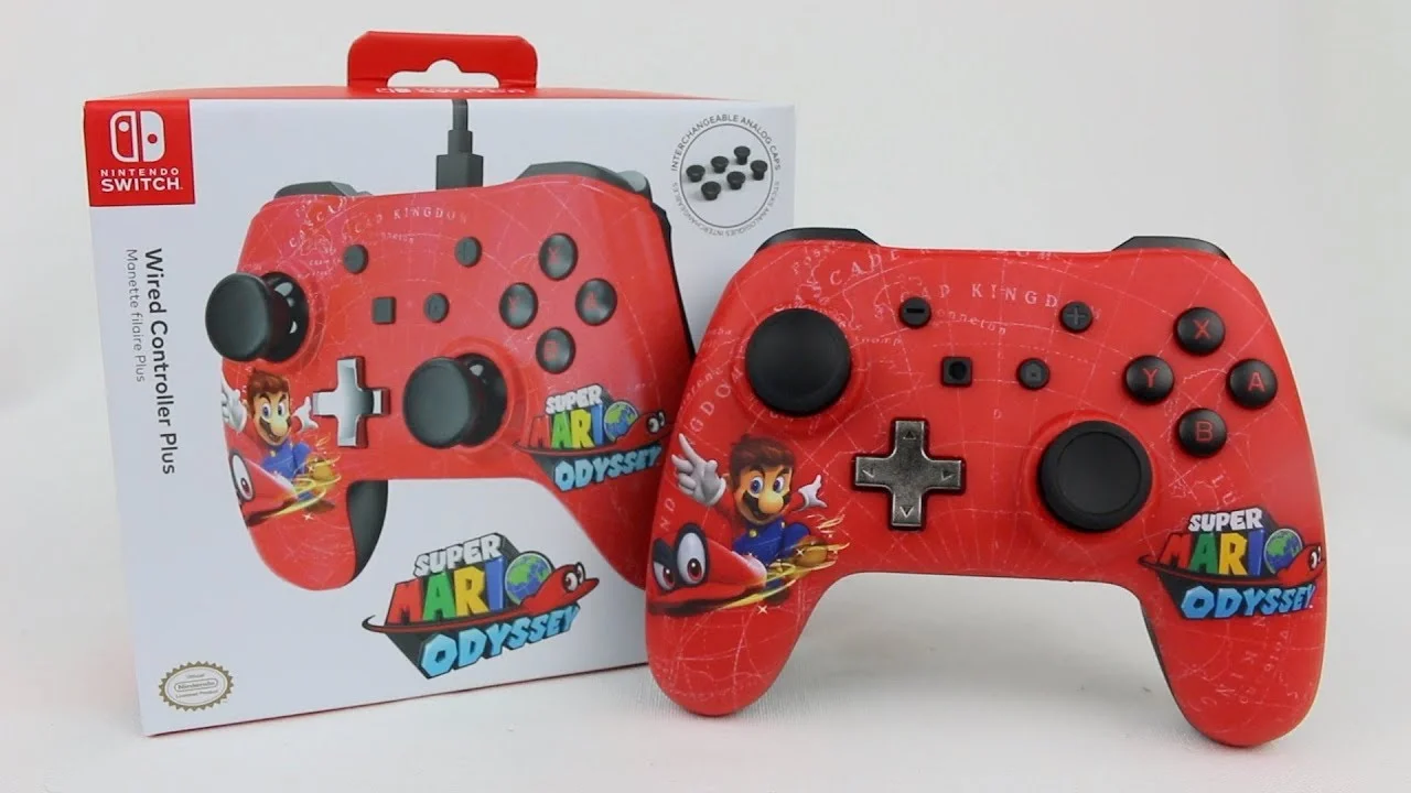  Power A Switch Super Mario Odyssey Controller