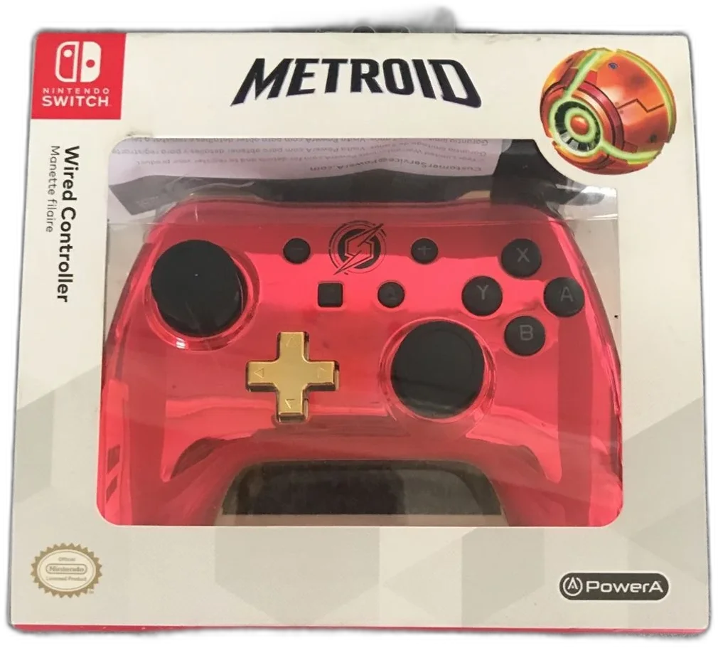  Power A Switch Metroid Chrome Controller