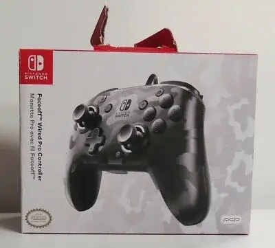 PDP Switch Camo Black Controller