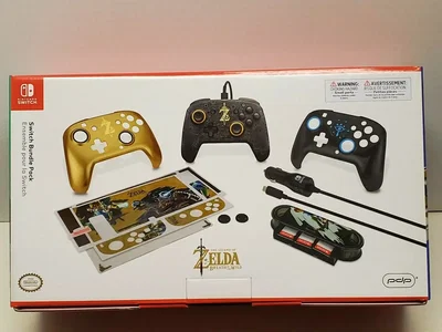 PDP Switch Zelda Breath of the Wild Controller Bundle