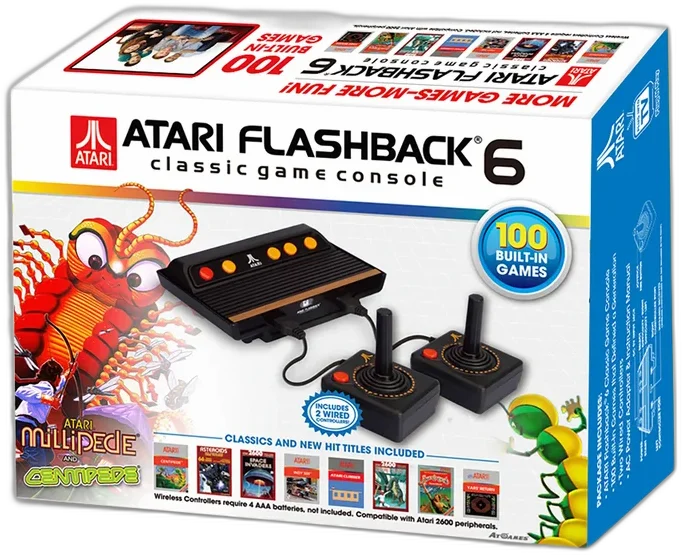  Atari Flashback 6 Wired Controller Console