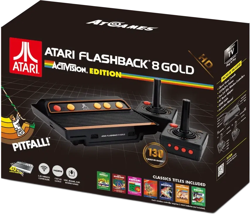 Atari Flashback 8 Gold Deluxe Classic Console Consolevariations