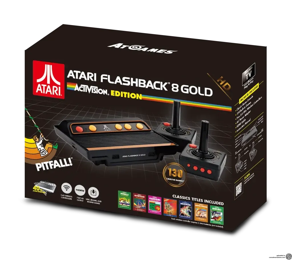 Consolevariations - Atari Flashback 8 Gold Activision Edition