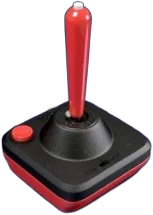 NEW RED BUTTON ORIGINAL STYLE JOYSTICK FOR ATARI 2600 PLUS 10 FT EXTENSION  #11A