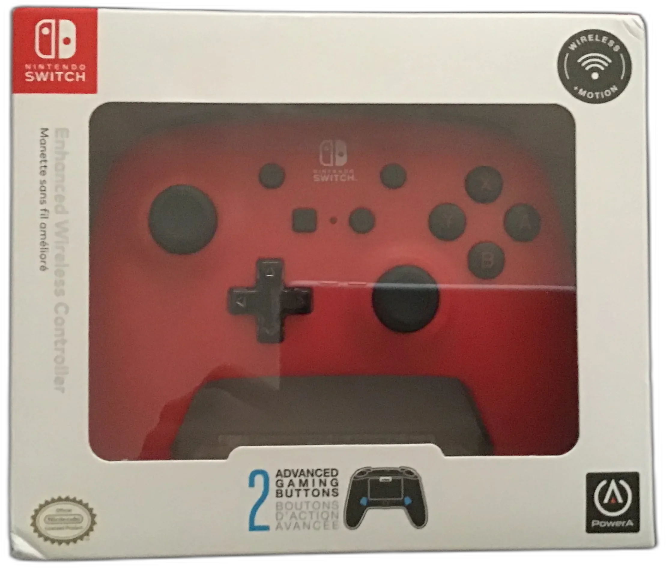  Power A Switch Red Enhanced Wireless Controller