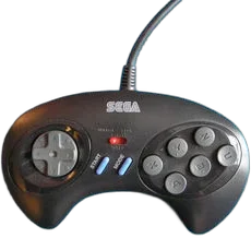  Sega Genesis MK-1470 controller