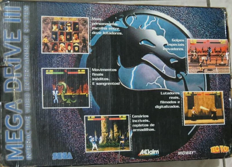 Sega Mega Drive III Mortal Kombat 2 Bundle